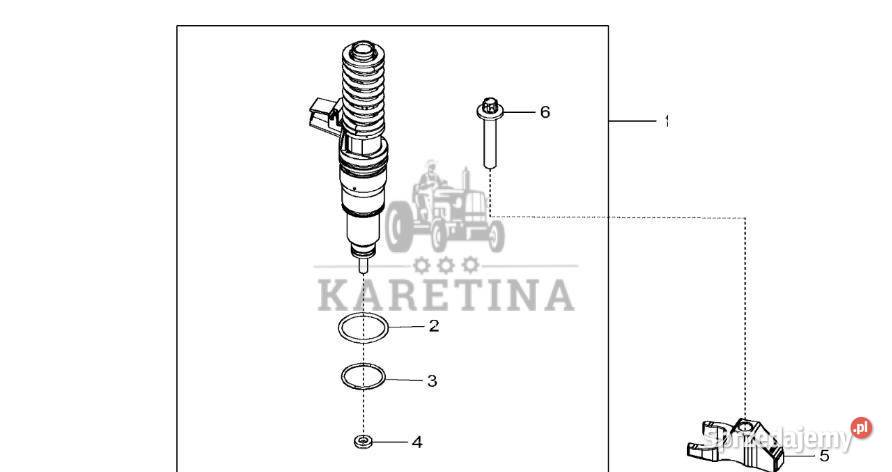John Deere 9470RX Zespół wtryskiwacza elektr Jastrzębniki