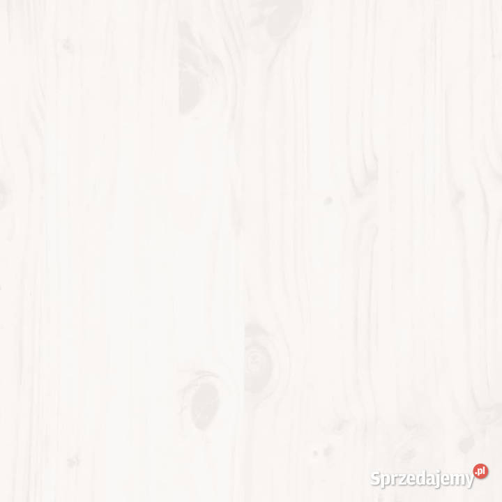 Łóżko bez materaca białe lite drewno sosnowe Łóżka
