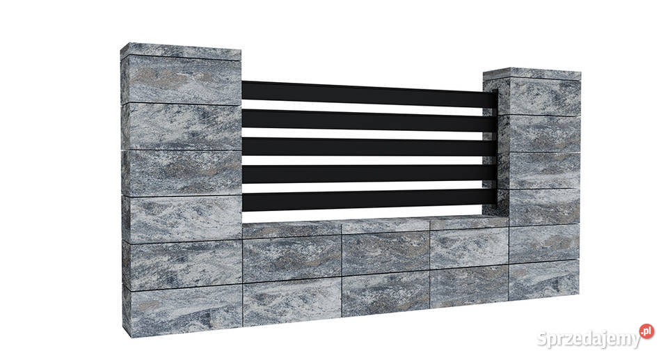 Nowoczesne ogrodzenia pustaki bloczki modułowe Barycz
