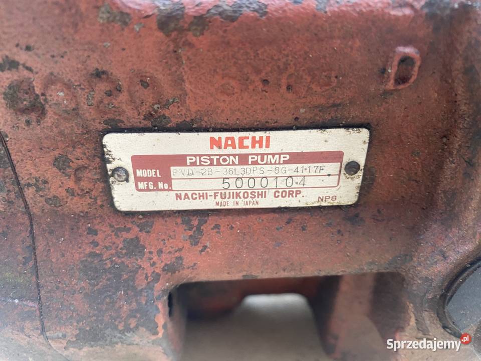 PVD 2B 36L3DPS 8G 4117F POMPA NACHI KUBOTA sprzedam