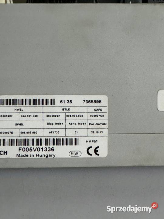 BMW F11 MODUŁ STEROWNIK TYLNEJ KLAPY 7365898 osobowe Komputery