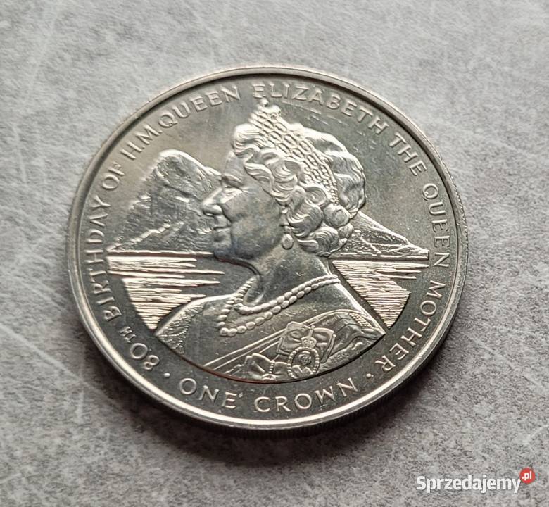 10 GIBRALTAR 1 Korona 1980 r Łask