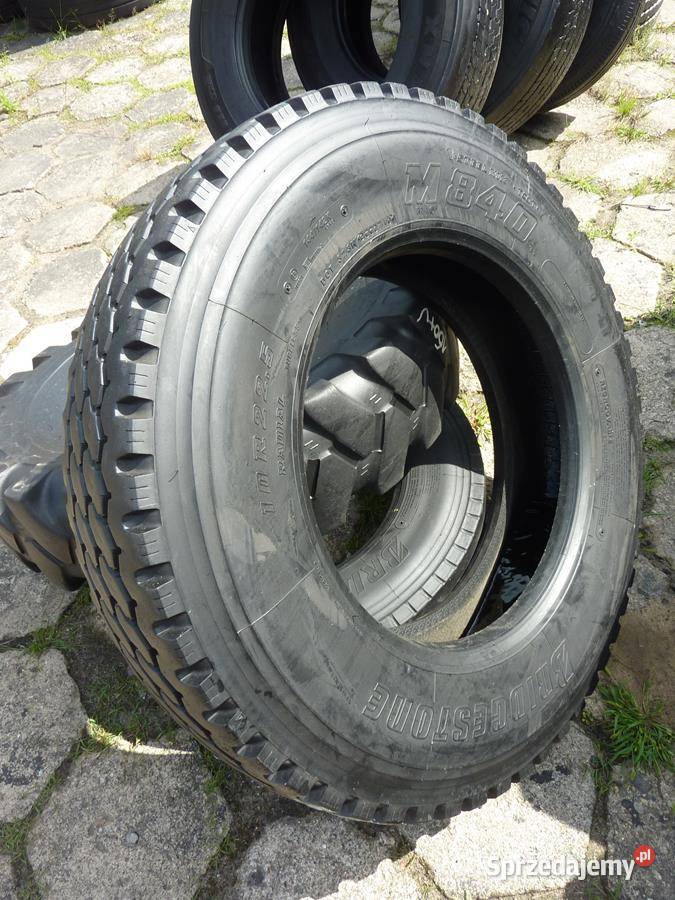 Opona używana ciężarowa 10R225 BRIDGESTONE M840 22.5cale Zaścianki