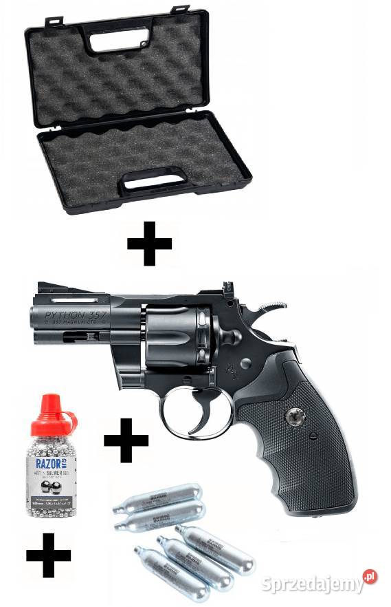 Wiatrówka rewolwer pistolet na naboje co2 Colt Sporty strzeleckie i myślistwo Nowy Sącz sprzedam