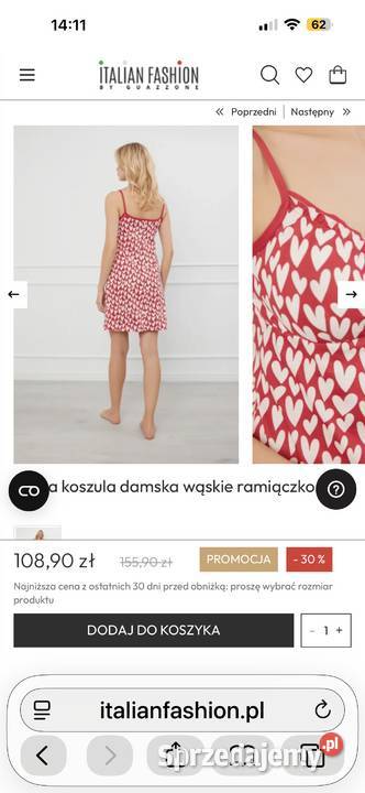 Koszula nocna Italian Fashion Evora rL Łódź
