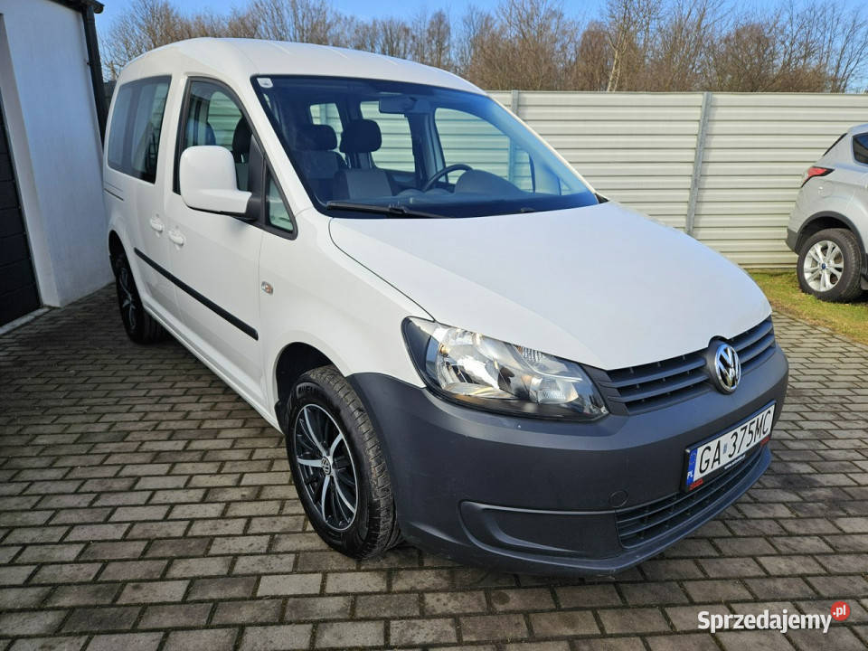 Volkswagen Caddy 20 MPi 109 benzyna NOWY GAZ LPG nieuszkodzony Caddy Gdynia
