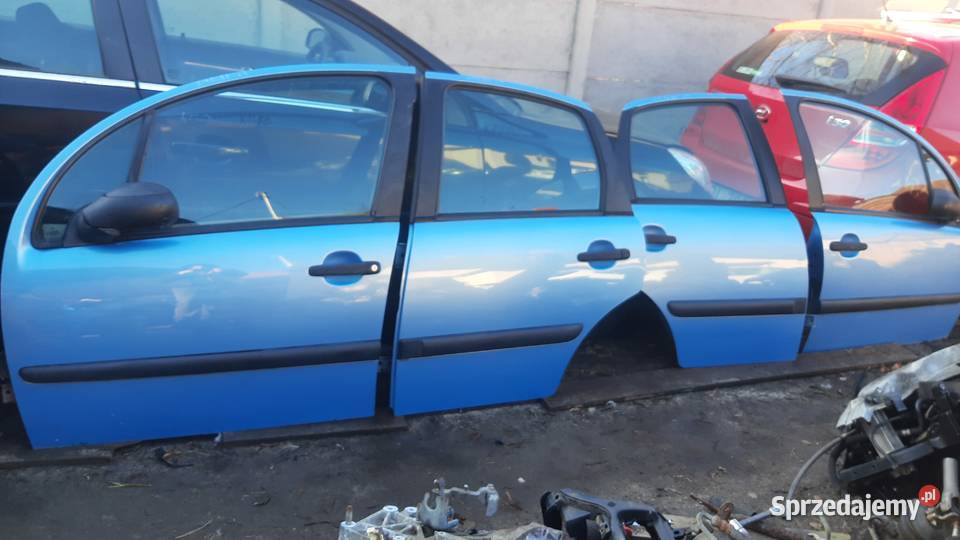 Drzwi kompletne prawe lewe przód tył citroen c3 Dębno sprzedam