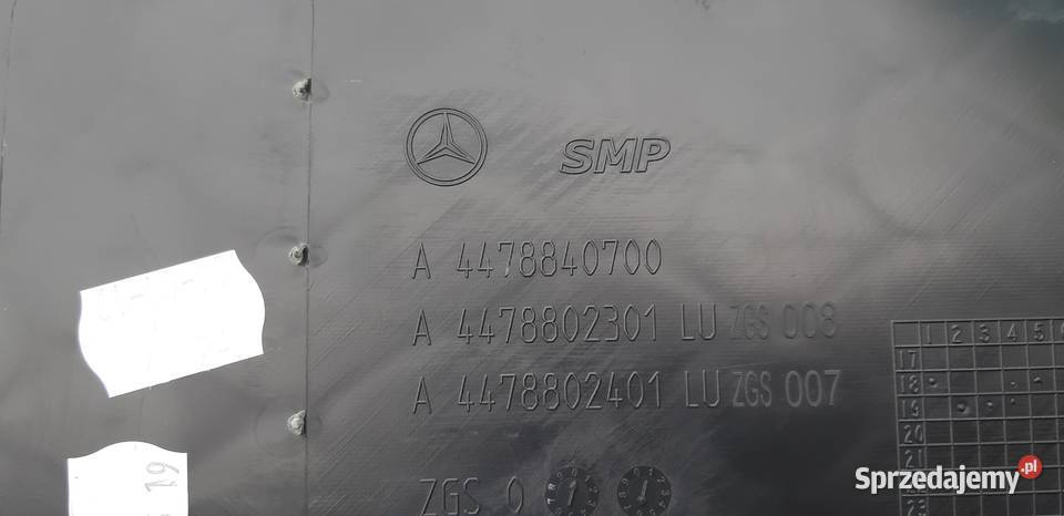 VITO VKLASA W447 LIFT KRATKA ZDERZAKA RAMKA Bieleń