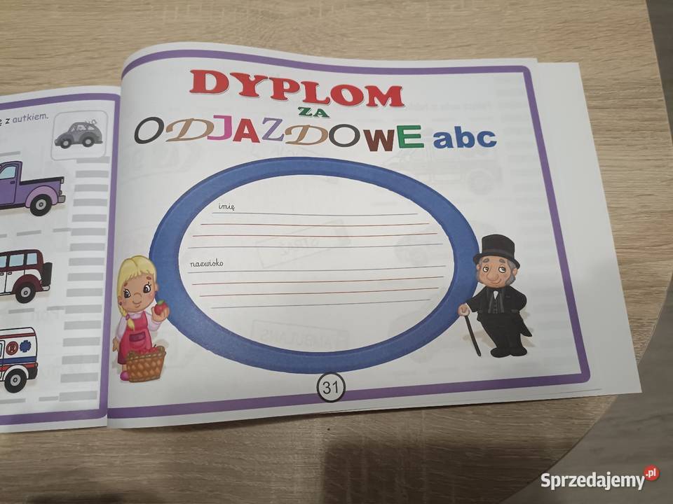 Odjazdowe abc 1 Ksiażeczka edukacyjna z Pozostałe