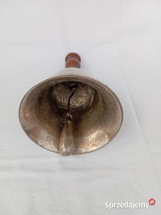 DZWONEK MOSIĘŻNY DUŻY STYLOWY CIĘŻKI Niemodlin