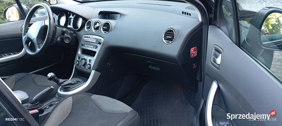 Peugeot 308 Szklany Panoramiczny Dach Rok produkcji 2008 kujawsko-pomorskie Wałdowo Szlacheckie