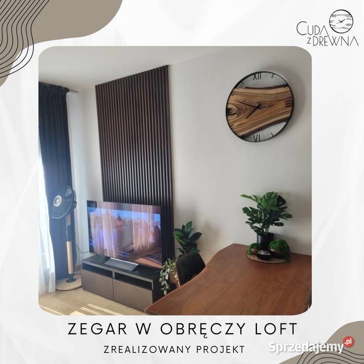 Wyjątkowy zegar w obręczy Wrocław sprzedam