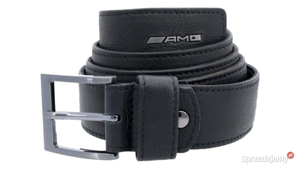 MERCEDES Elegancki pasek meski skorzany AMG ORYG śląskie Ruda Śląska