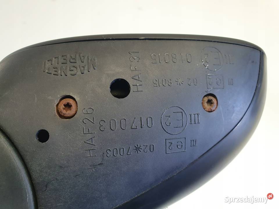 LUSTERKO PRAWE Peugeot 206 9809r PASAŻERA 5 Pin lubelskie Chełm