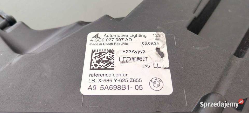 Lampa Przód Full Led Bmw IX20 Lift 5A698B6 2025