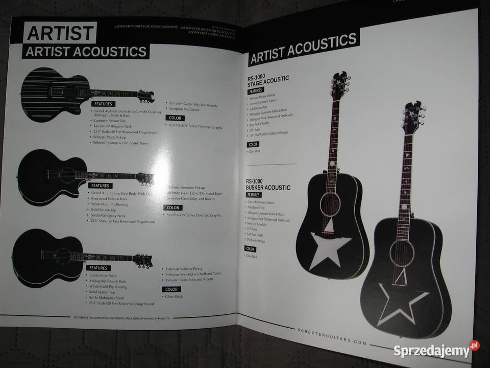 Schecter Guitar Research For 2017 katalog gitar