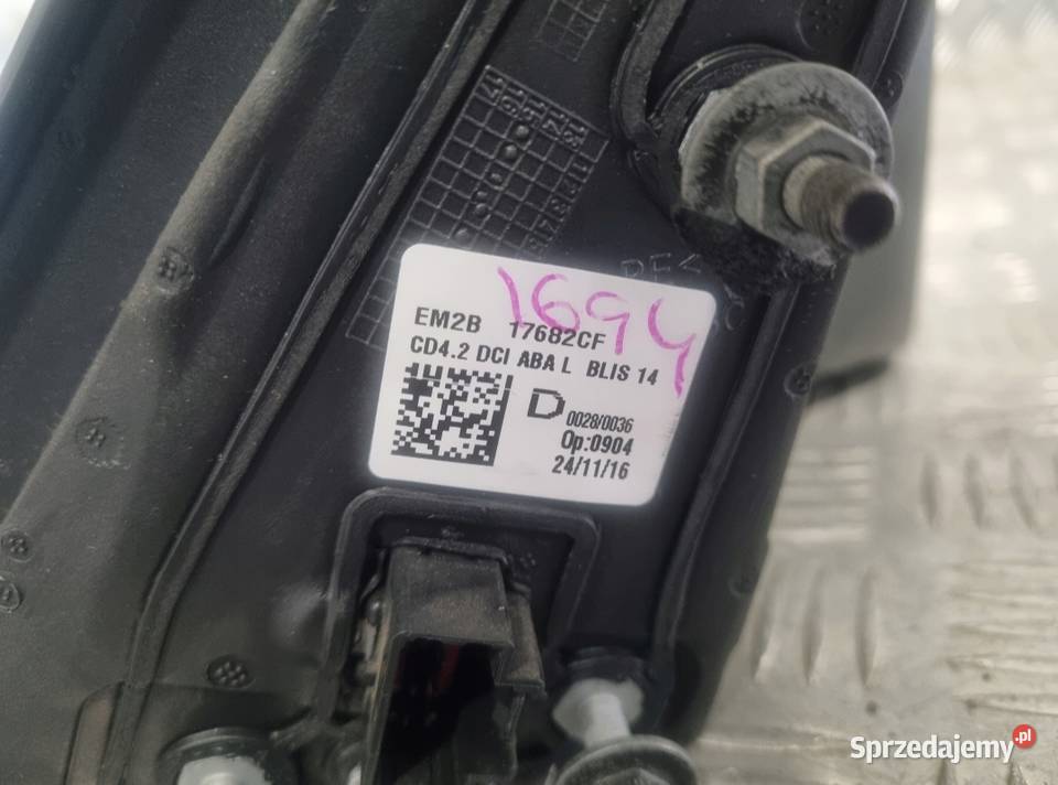 LUSTERKO PRAWE FORD galaxy mk4 11 pin osobowe Wschowa