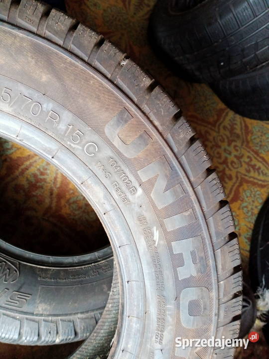2 opony UNIROYAL SNOW 19570R15C zima Kielce sprzedam
