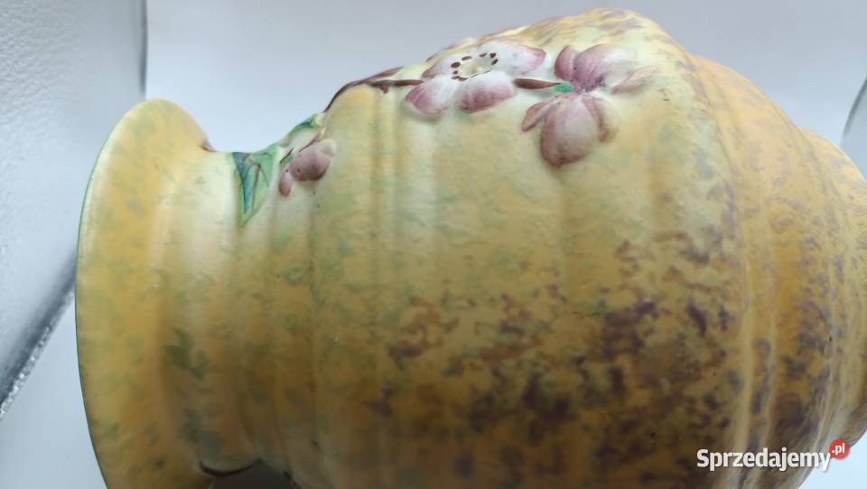 Wazon ceramiczny kwiat jabłoni Pottery Zamość