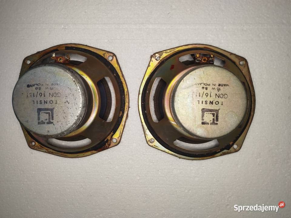 Głośniki Unitra Tonsil GDN 1615 8om kosze łódzkie Zgierz sprzedam