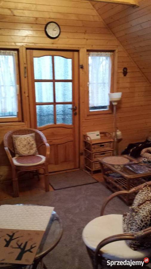 Uroczy domek w lesie na jeziorem węglowe Nieruchomości śląskie Boguchwałowice