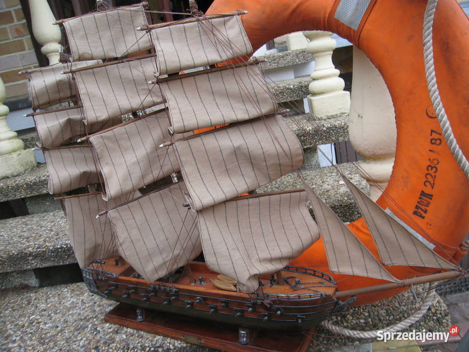 Żaglowiec model 3 masztowy Szczecin sprzedam