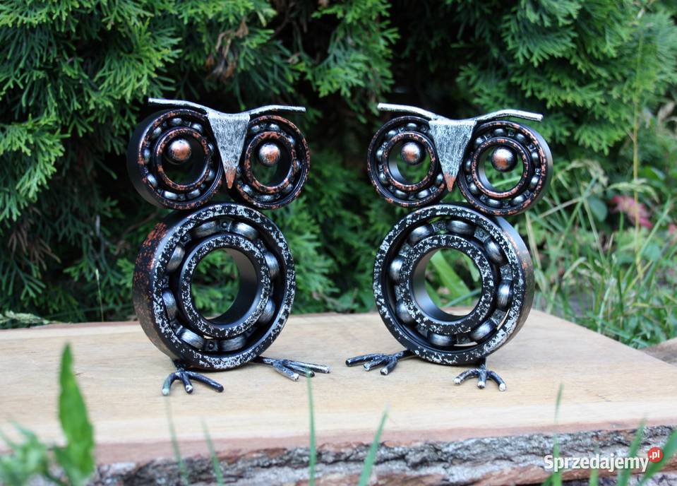 Figurka Sowa Statuetka scrap metal art Loft Dębica sprzedam