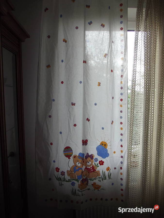 zasłony do pokoju dziecięcego 2x85175 Decora biały Wyposażenie wnętrz śląskie