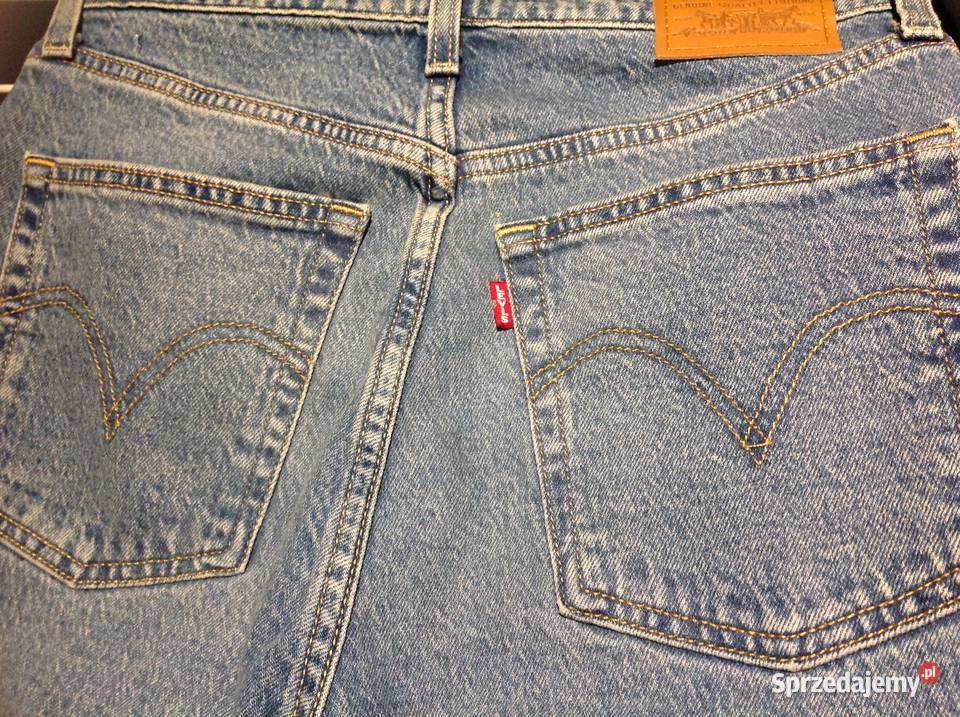 Spodnie Jeans Damskie LEVIS 29 j NOWE Szeroka Nowa Sól