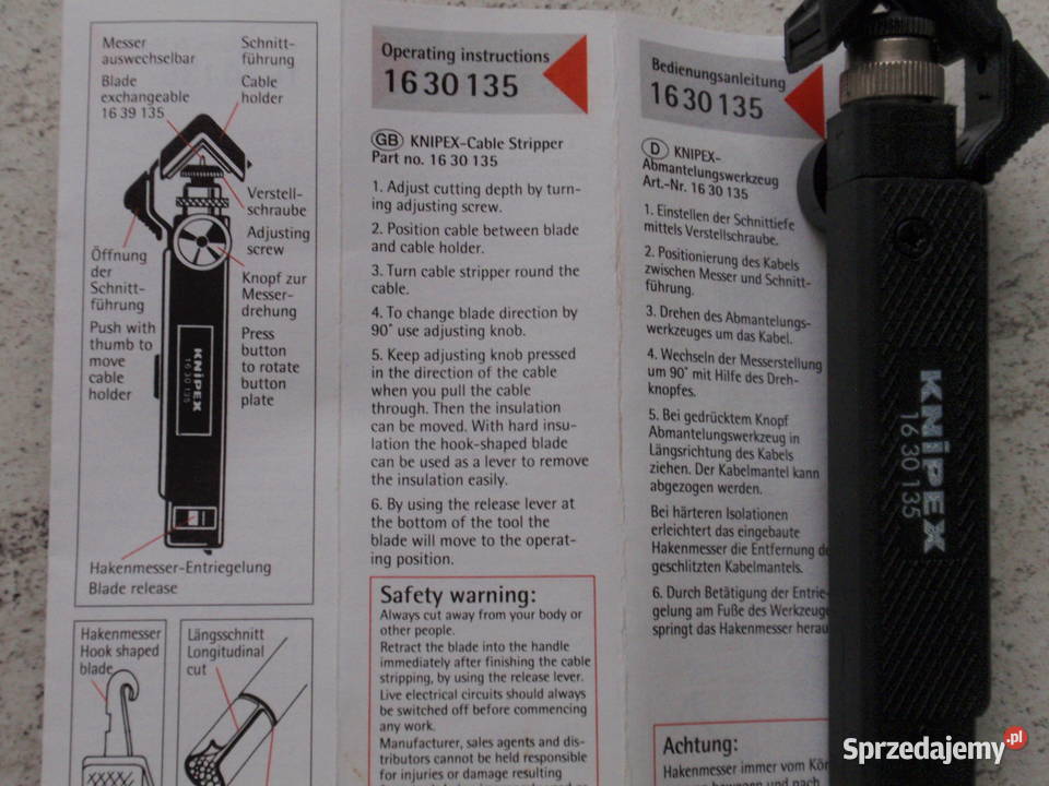 Knipex 16 30 135 przyrząd do ściągania