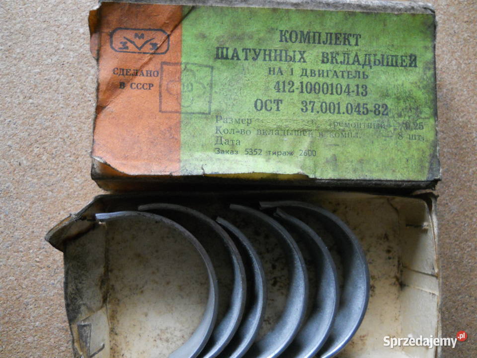 Panewki wału korbowego do MOSKWICZA 407408412 i