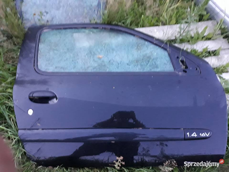 Drzwi prawe Renault Clio II 3 drzwi czarne nv676 Kraków