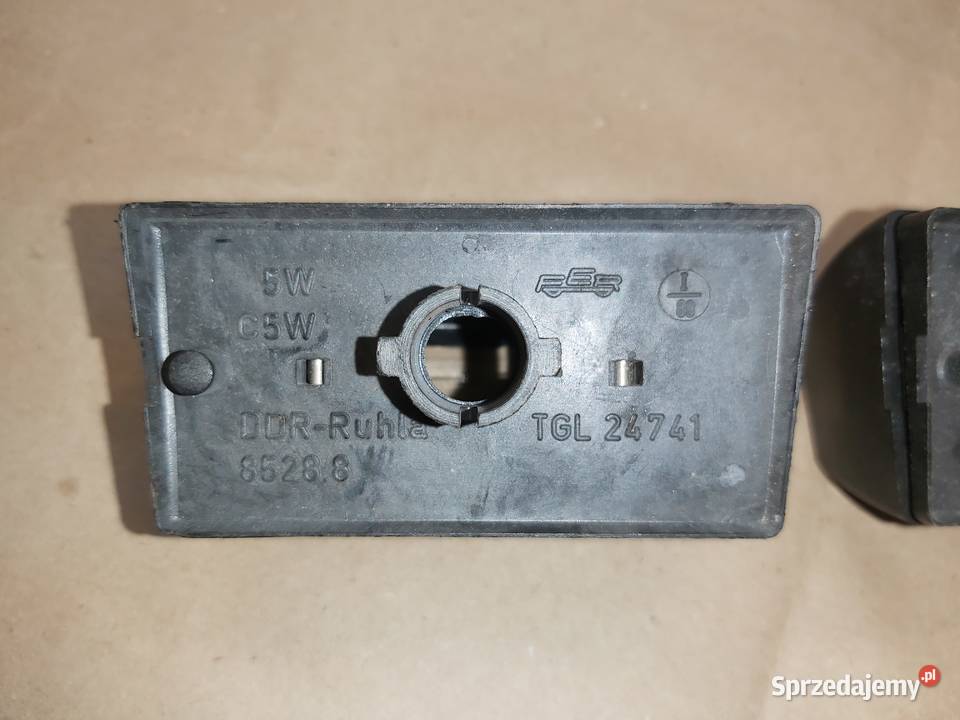 Wartburg 13 Nowe lampki tylnej rejestracji osobowe