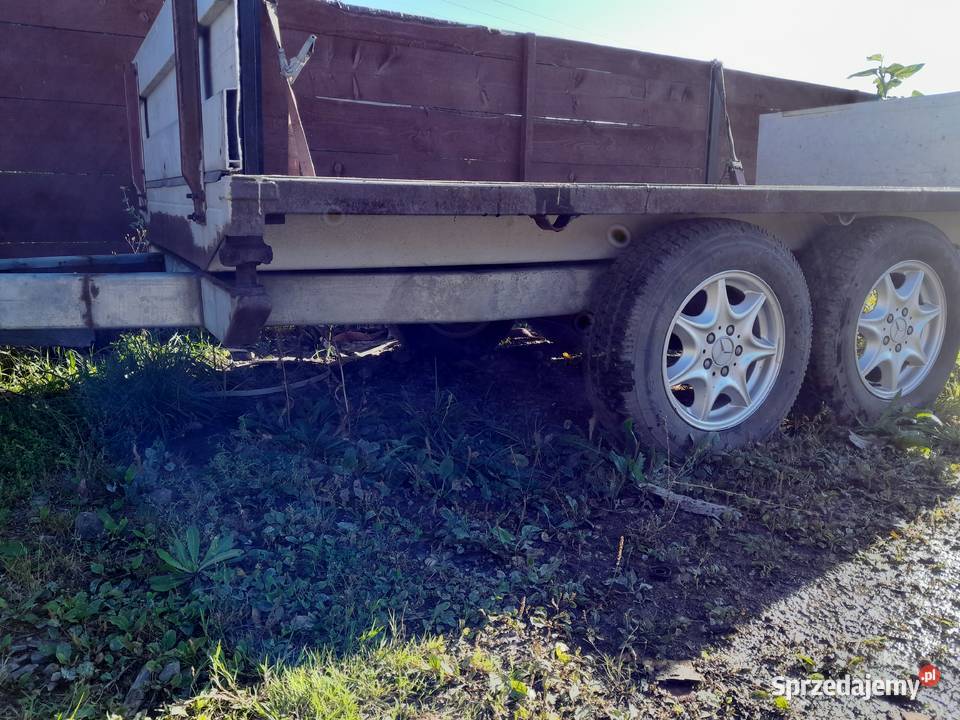 Przyczepa przyczepka wywrotka 3 strony sam dolnośląskie Złoty Stok
