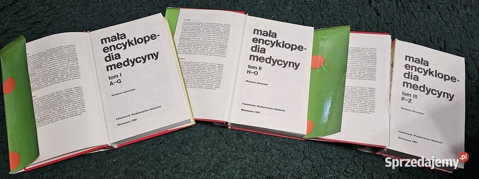 Mała encyklopedia medycyny 3 tomy Kraków
