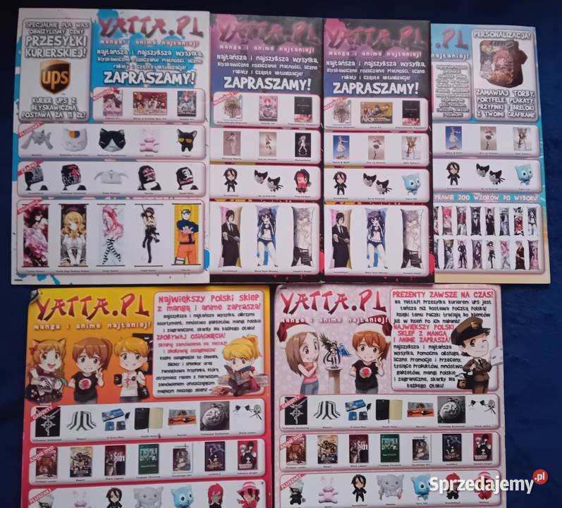 Otaku magazyn mangi i anime Numery 35678 i 9 wielkopolskie Koźminek