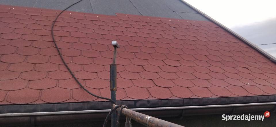 Malowanie dachów montaż gontów bitumicznych papy Pozostałe usługi Alwernia