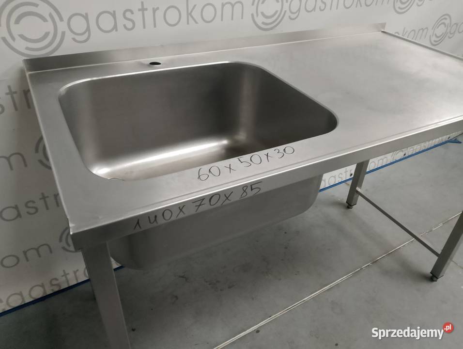 STÓŁ ZE ZLEWEML 140X70X85 sprzedam