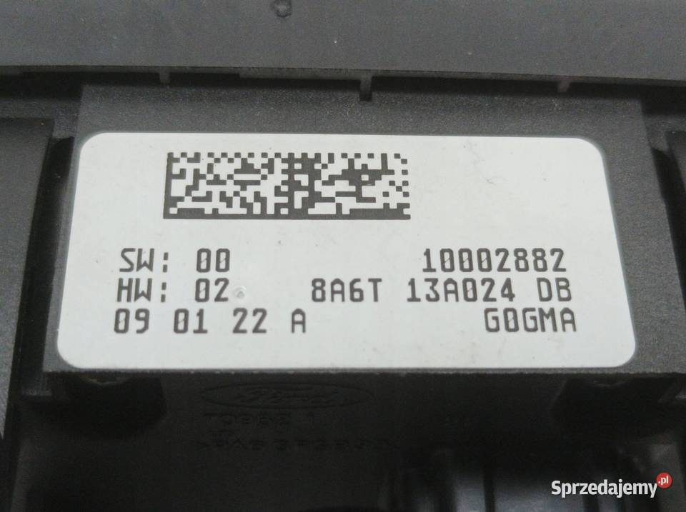 PRZEŁĄCZNIK ŚWIATEŁ 8A6T13A024DB Ford Fiesta Mk7 świętokrzyskie sprzedam