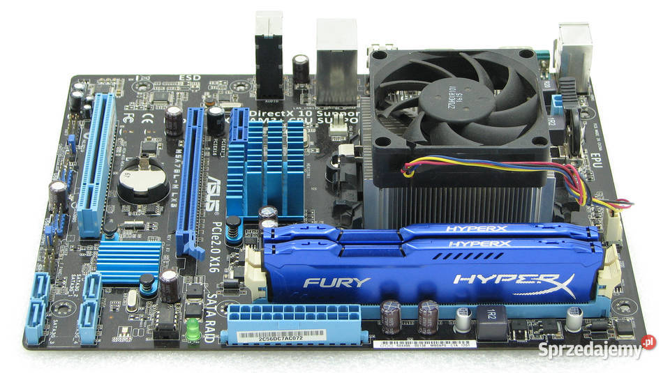 ASUS M5A78LM LX3AMD FX6300 3541GHzRAM 2x4GB DDR3 łódzkie Cielądz sprzedam