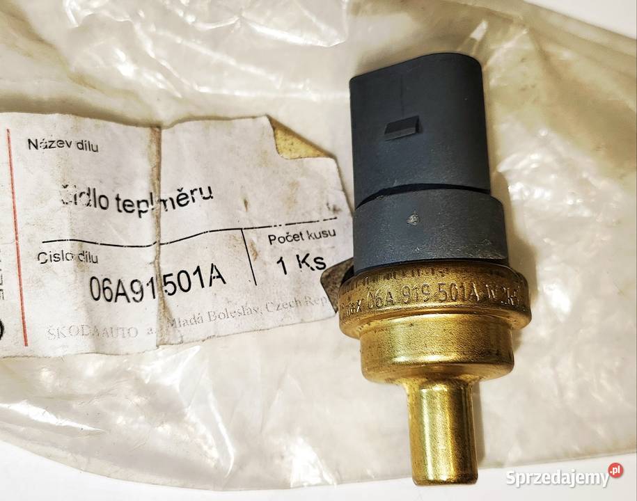 CZUJNIK TEMPERATURY AUDIVW 06A919501A NOWY Kraków