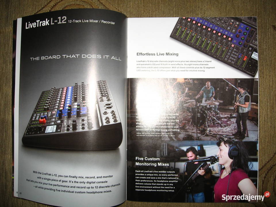 ZOOM rejestratory dwa katalogi