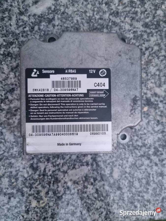 SENSOR AIRBAG Fiat Multipla 5WK42818 Strzegom