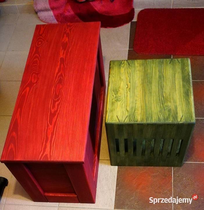 Ława drewniana stolik kawowy ławakostka Radków