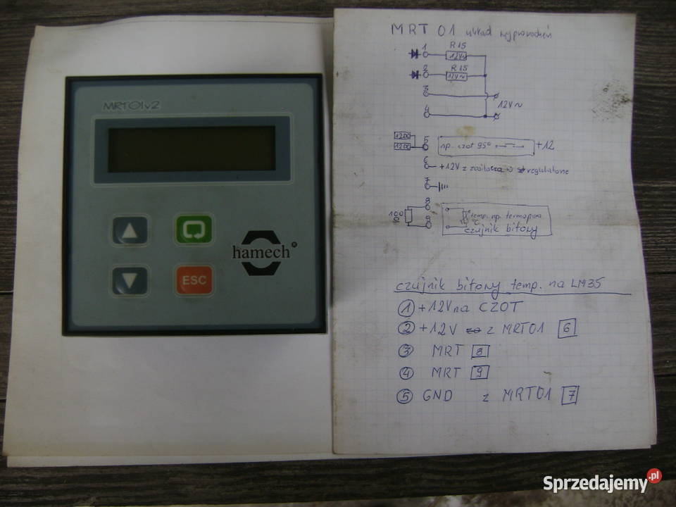 Sterownik kotła przemysłowego Hamech Elektronika Cieszanów sprzedam