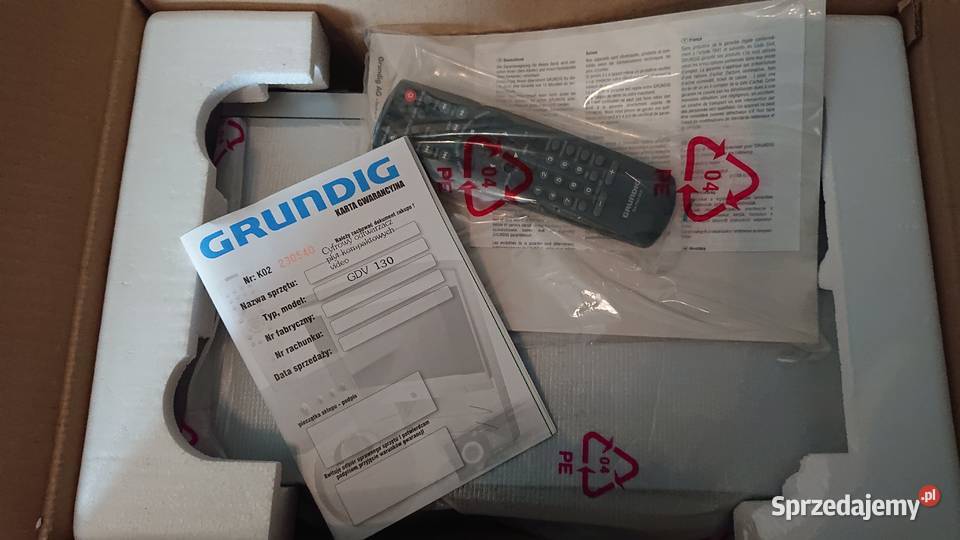 Odtwarzacz Uwaga nowy w kartonie Grundig DVD Władysławowo