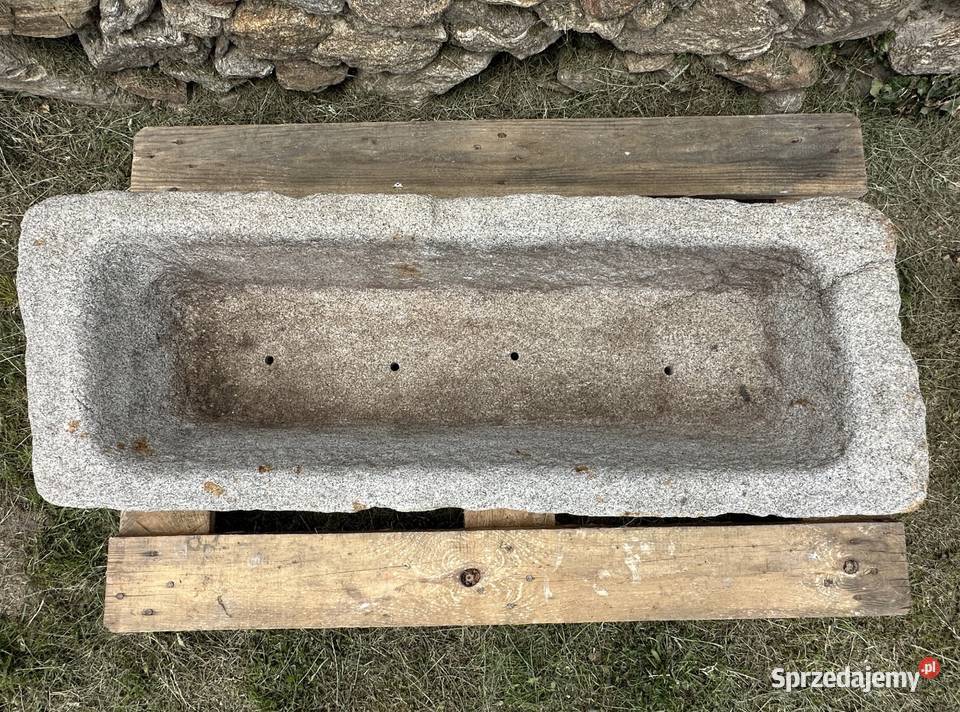 STARE KORYTO KAMIENNE GRANIT 103 DONICA KWIETNIK