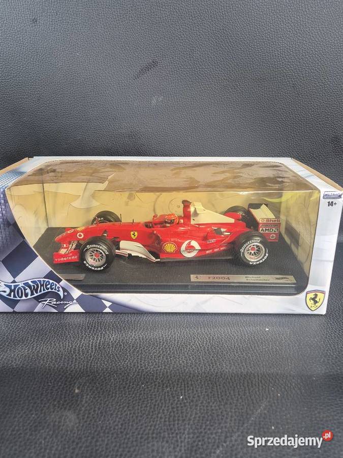 kolekcjonerski model bolidu Formuły 1 Ferrari Poddębice