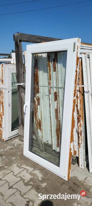 OKNA KacprzaK OKNO PCV 82X161 Używane Plastikowe lubelskie Lublin