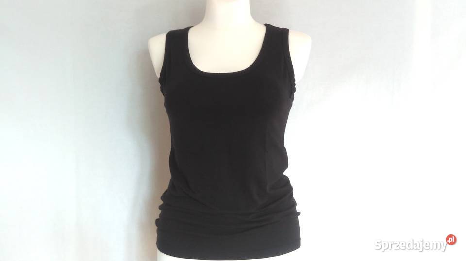 BLUZKA czarna Bez Rękawów KOSZULKA r 38 BOKSERKA Białystok